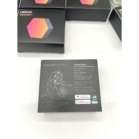 LifeSmart Cololight Pro LS166A3 Hexagon LED Lights Lot Of 10 *SEE PHOTOS* - Picture 2 of 7